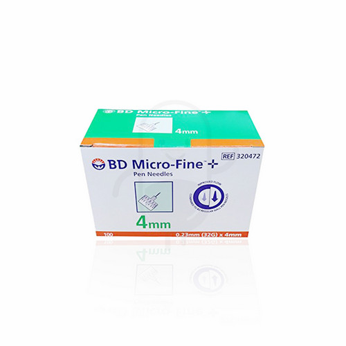 BD MICRO FINE 32 G 0.23 MM X 4 MM/PCS
